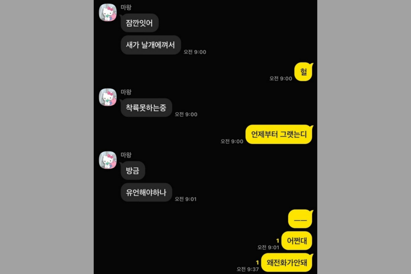 BBC One의 다큐멘터리에 출연한 박근우씨와 어머니가 나눈 마지막 카카오톡 대화 내용(사진=박근우씨 페이스북 갈무리) 사진=박근우 씨 페이스북