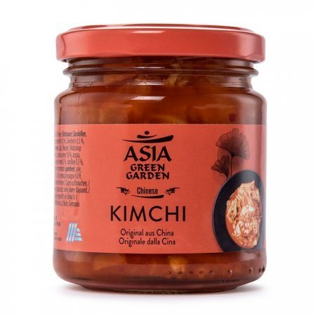 2년 전 논란이 되는 제품 사진. 제품 로고와 ‘김치(KIMCHI)’사이에 ‘차이니즈(Chinese)’라고 쓰여있다. 가장 하단에는 독일어와 이탈리아어로 ‘중국에서 기원했다’고 적혀있다. 사진=알디(ALDI) 공식 홈페이지