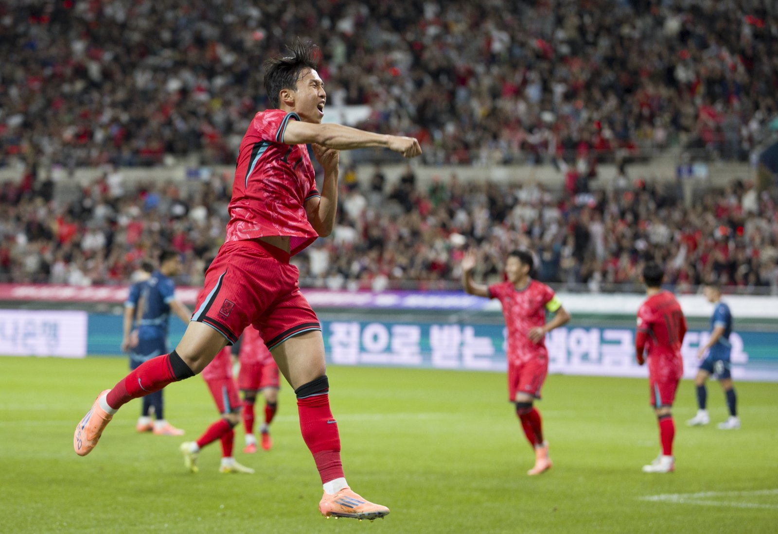 ‘엄지성·오현규 골’ 홍명보호, ‘남미 복병’ 파라과이에 2-0 승리