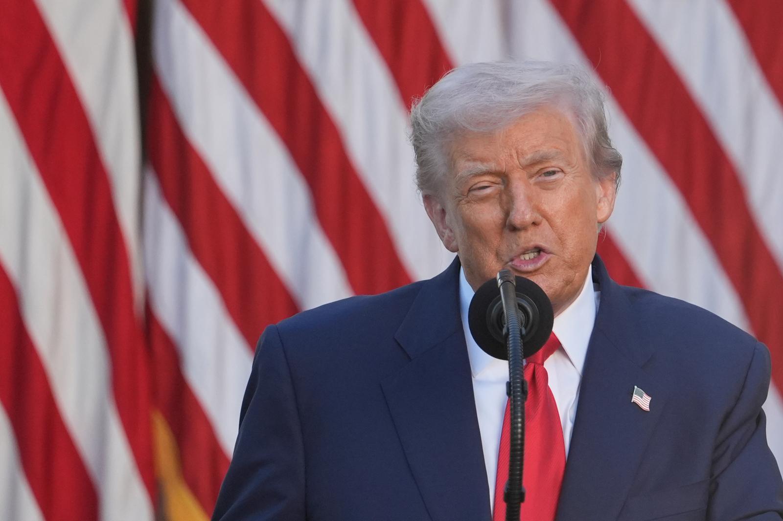 도널드 트럼프 미국 대통령. AP=뉴시스