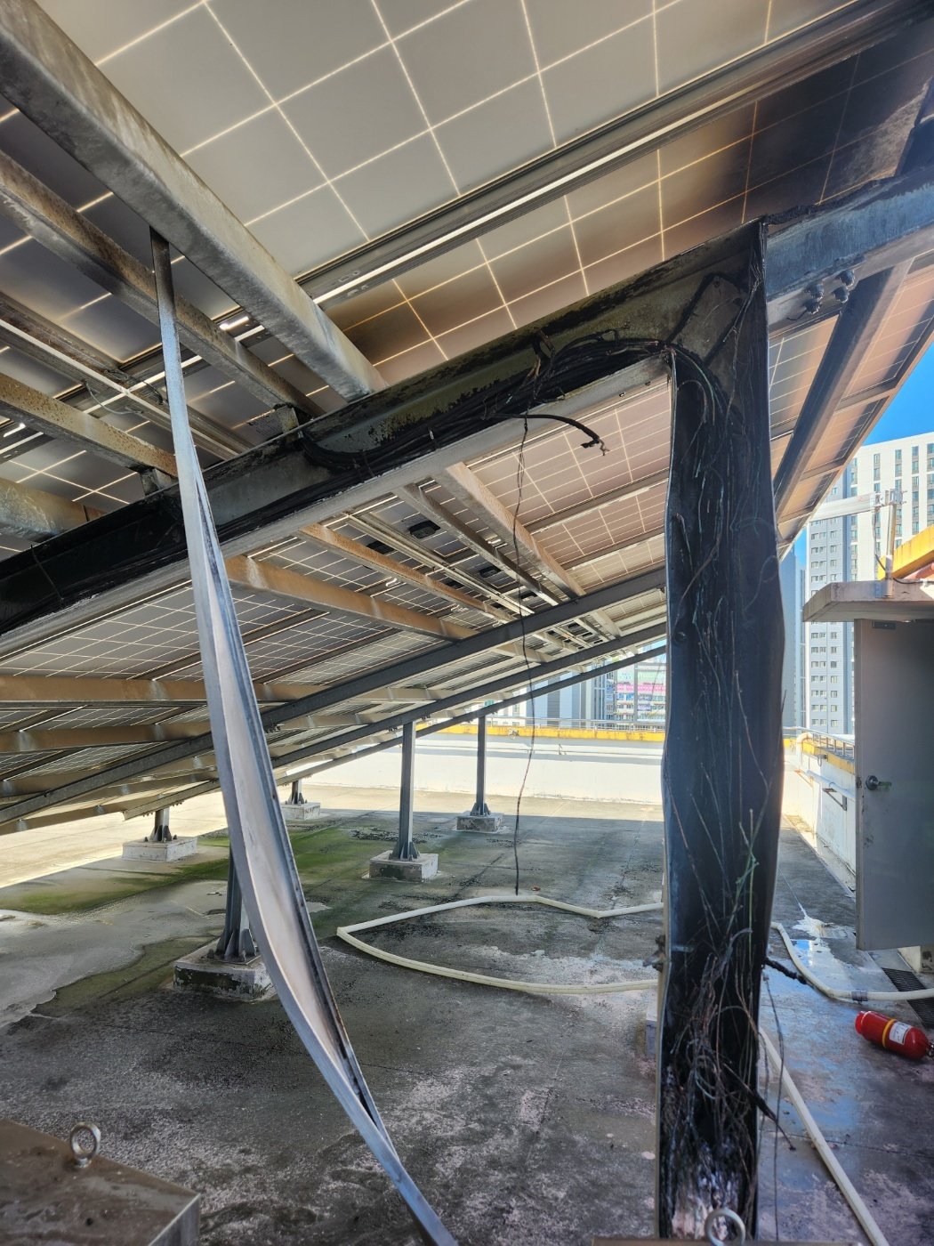 화재현장. 인천소방본부 제공.