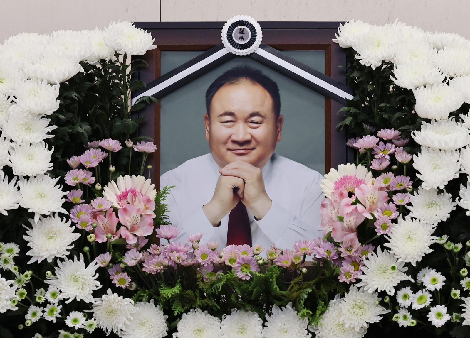 5선 국회의원을 지낸 이상민 국민의힘 대전시당위원장이 15일 별세했다. 을지대병원 장례식장에 이상민 위원장의 빈소가 마련돼 있다. 2025.10.15/뉴스1