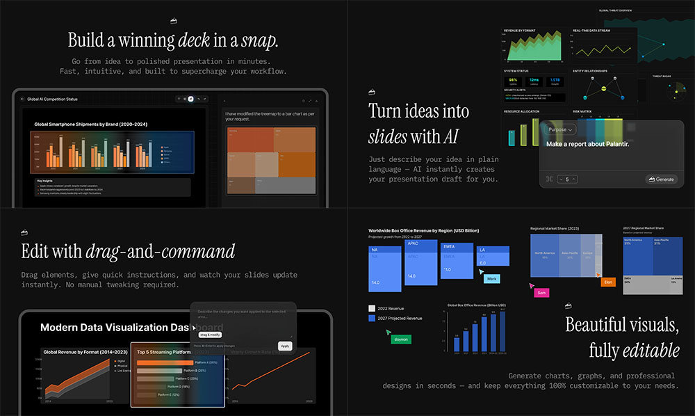 AI 슬라이드 제작 에이전트 스냅덱 / 출처=에스크잇모어