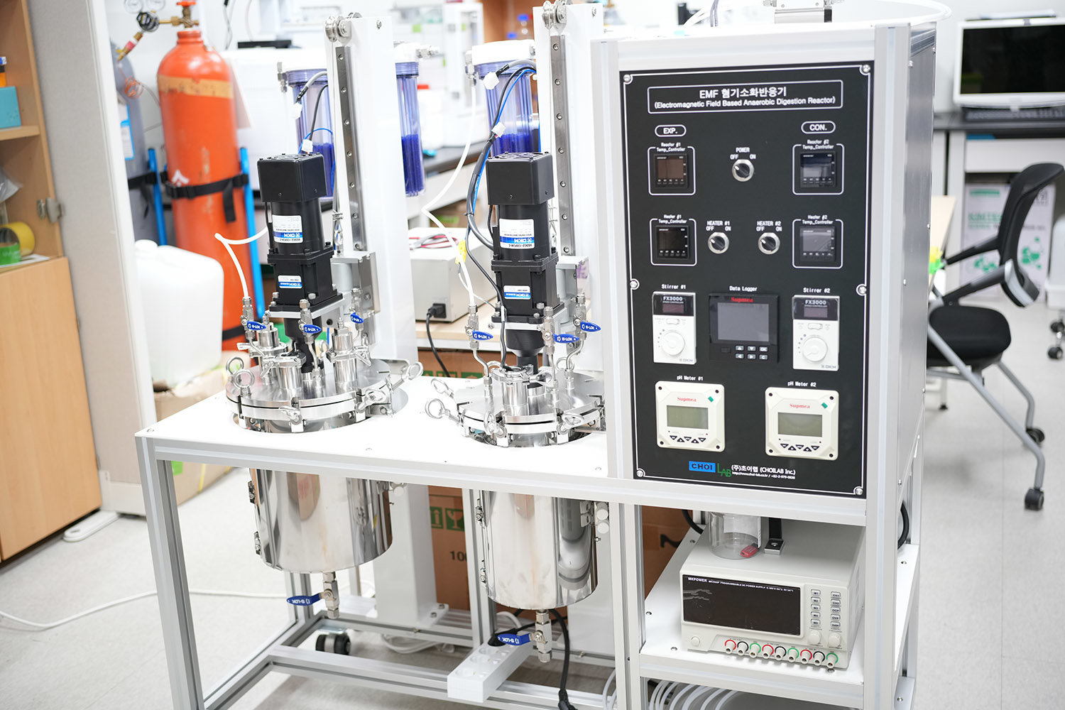 초이랩이 개발한 바이오가스화 미생물 활성화 장치 / 출처=IT동아