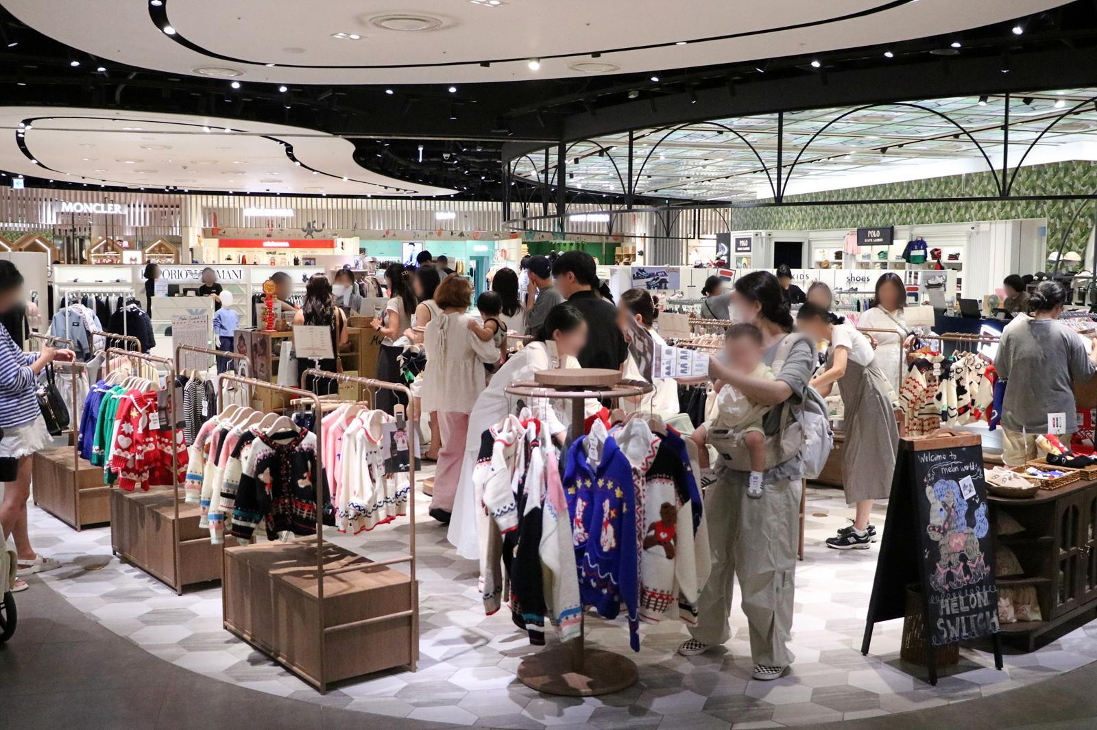 리뉴얼된 신세계백화점 대구점 7층 키즈 전문관