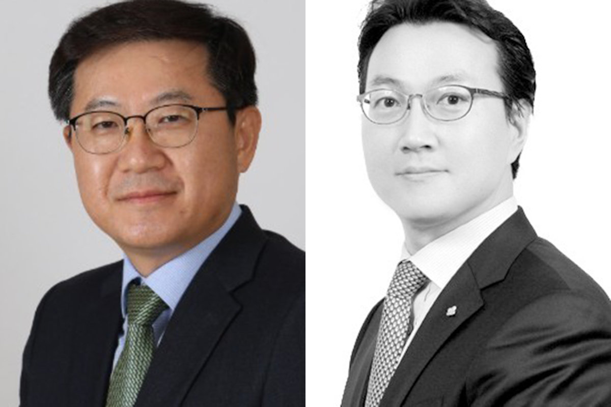 왼쪽부터 윤석환 CJ제일제당 대표이사, 이건일 CJ푸드빌 대표이사. 사진 CJ그룹 제공