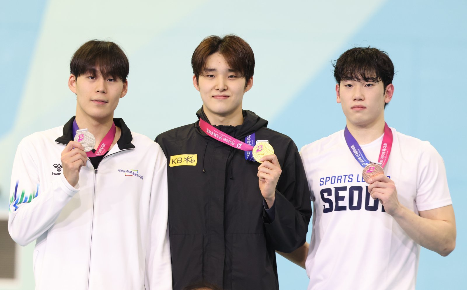 ‘수영 간판’ 김우민, 전국체전 남자 자유형 1500m 4연패…“4관왕 목표”