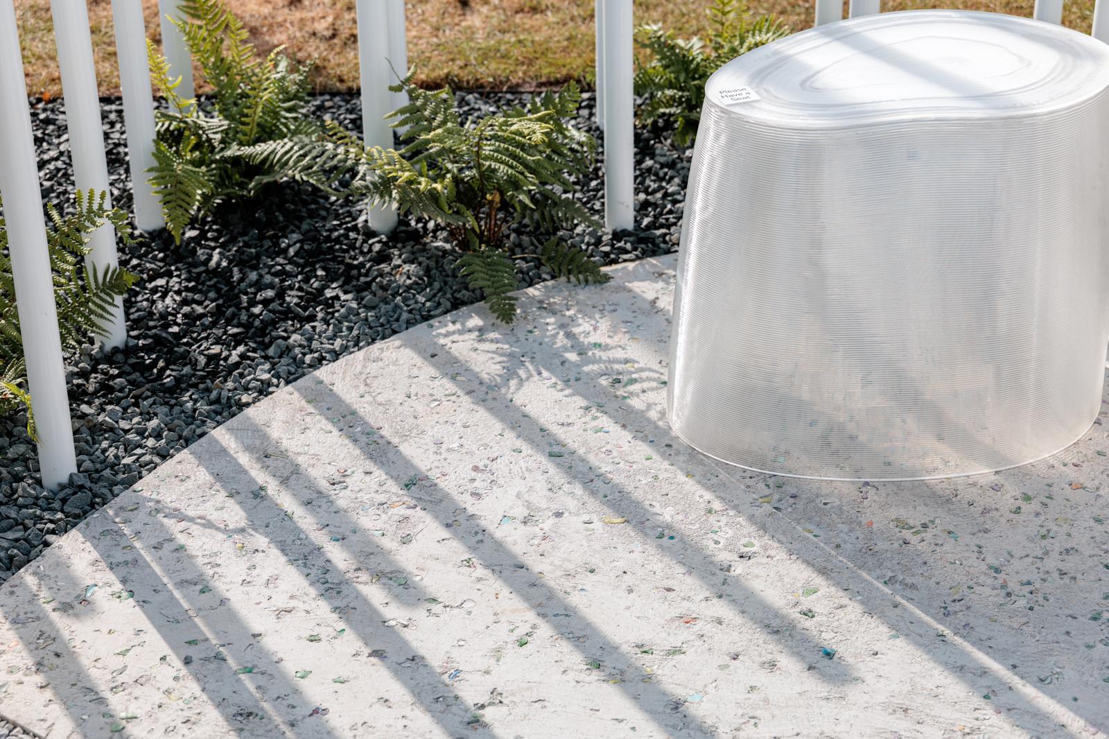 현대자동차와 아모레퍼시픽 폐자재를 활용한 ‘정원이 속삭이다’ 정원.  Ⓒ유청오