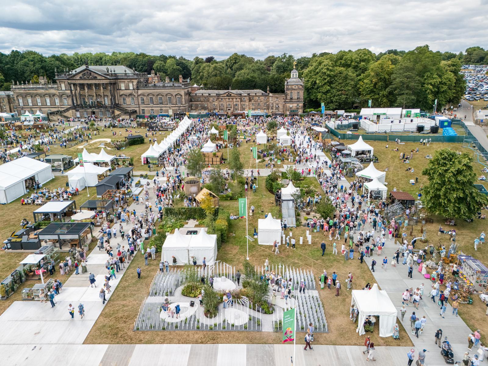 RHS 웬트워스 플라워쇼 전경. Ⓒ유청오