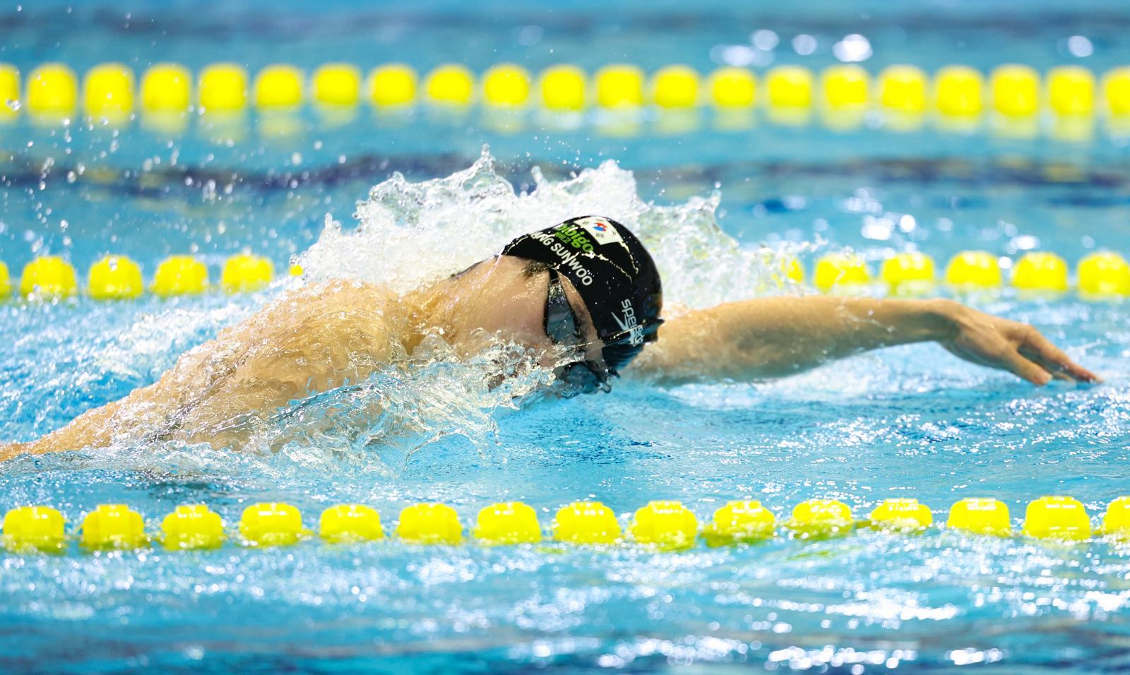 황선우, 전국체전 3관왕 등극…김서영은 개인혼영 200m 10연패