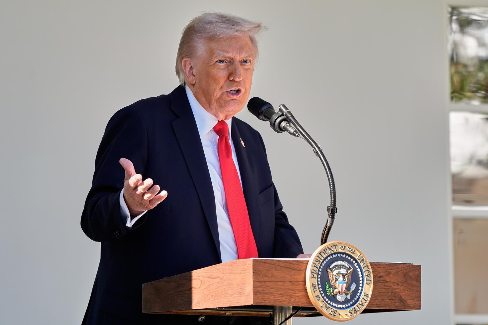 도널드 트럼프 미국 대통령. AP뉴시스