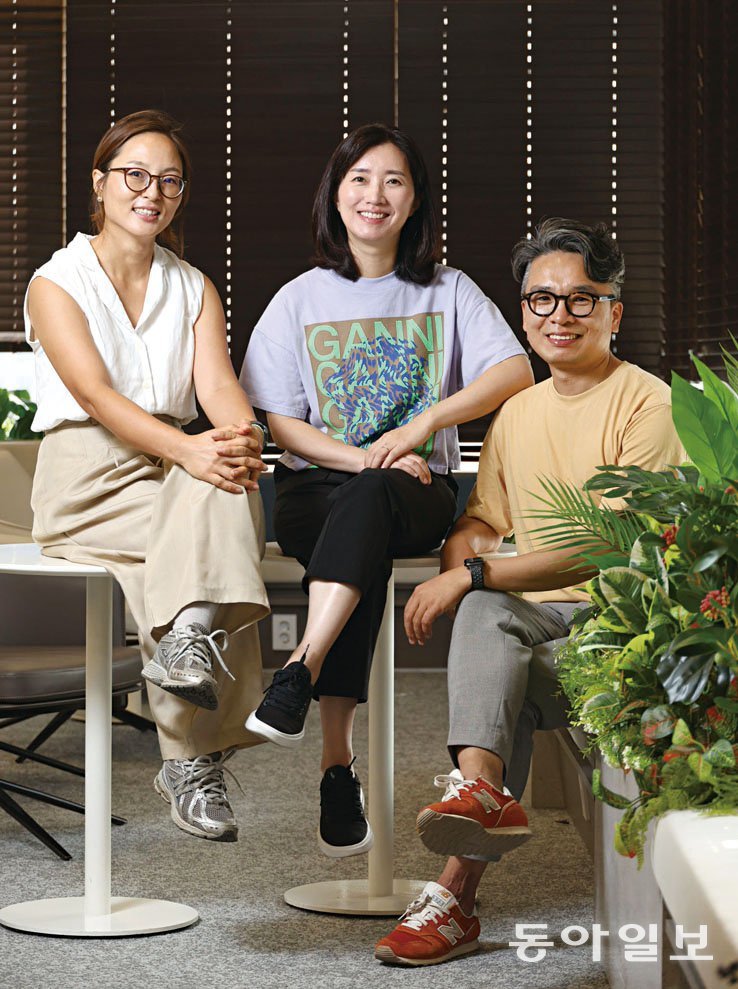 오른쪽부터 최연길 현대건설 책임, 최혜영 성균관대 교수, 주례민 오랑쥬리 대표. 전영한 기자  scoopjyh@donga.com