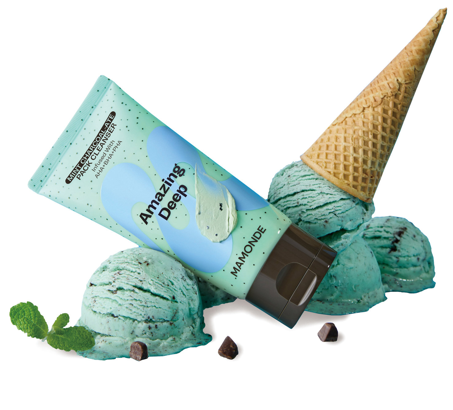 마몽드 ‘어메이징 딥 민트차콜릿 팩 클렌저’. 아모레퍼시픽 제공