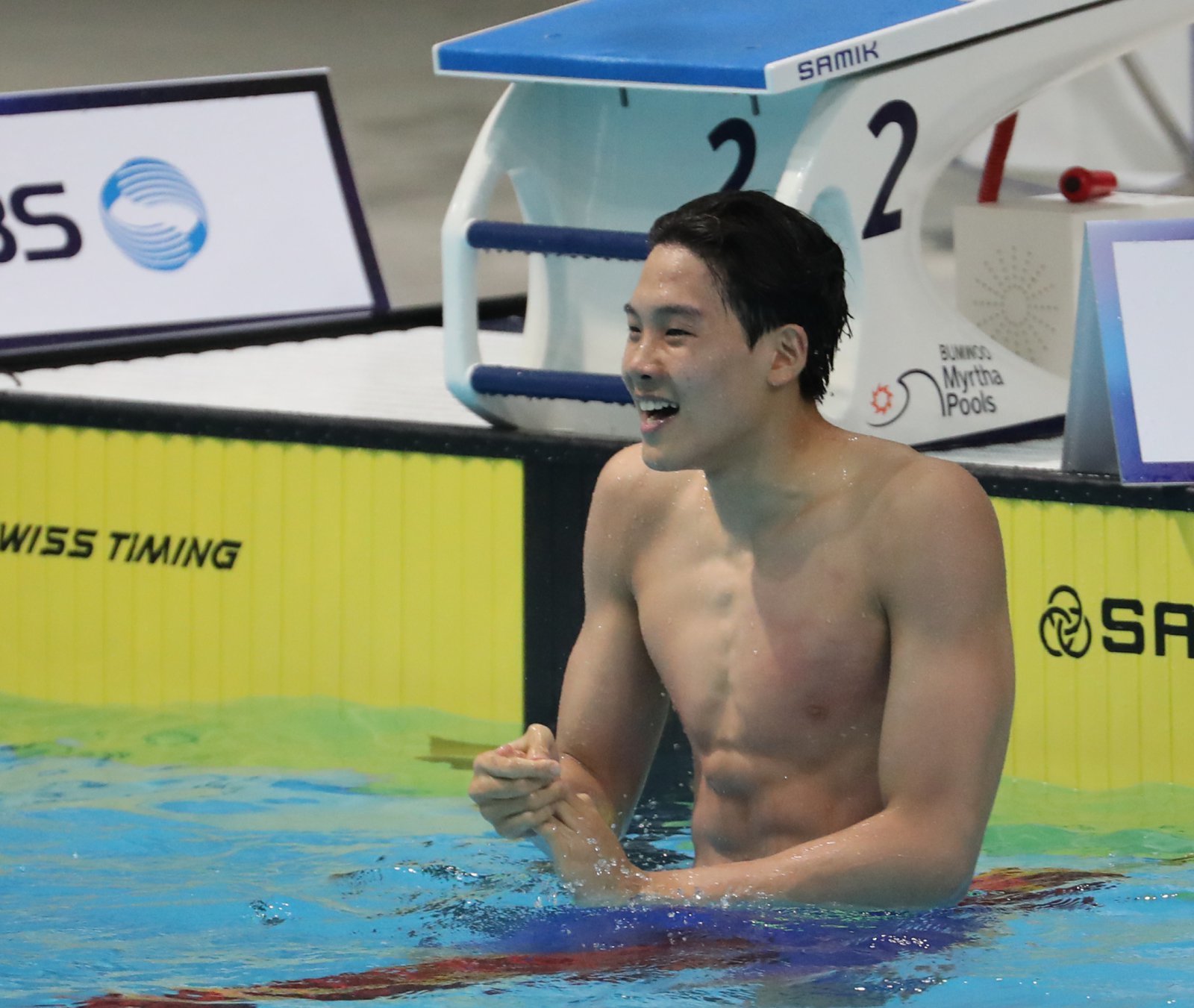 수영 김영범, 전국체전서 황선우 넘고 자유형 100m 한국 신기록