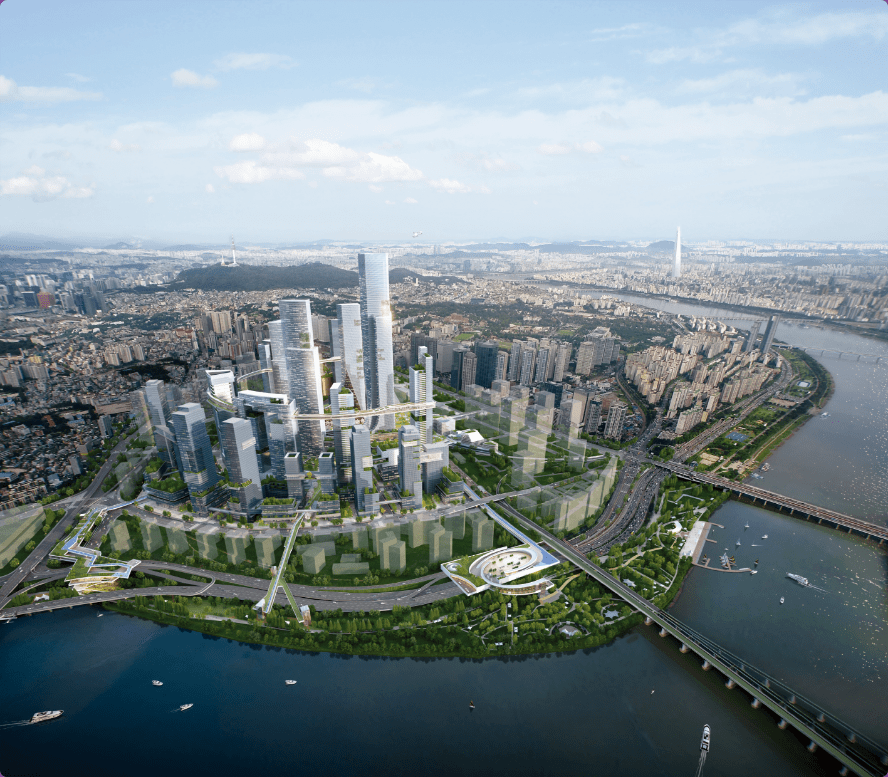 용산국제업무지구 조감도. 사진=서울시