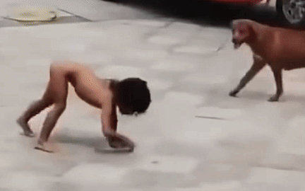 ‘야생 아이‘로 불리는 남자 아이. 웨이보