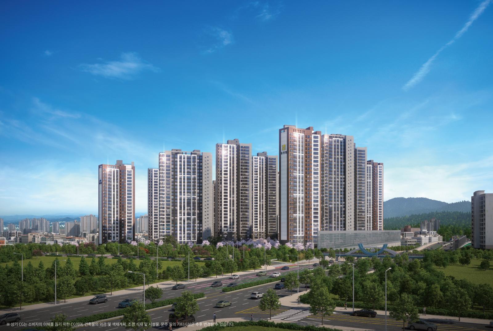 천안 휴먼빌 퍼스트시티 투시도