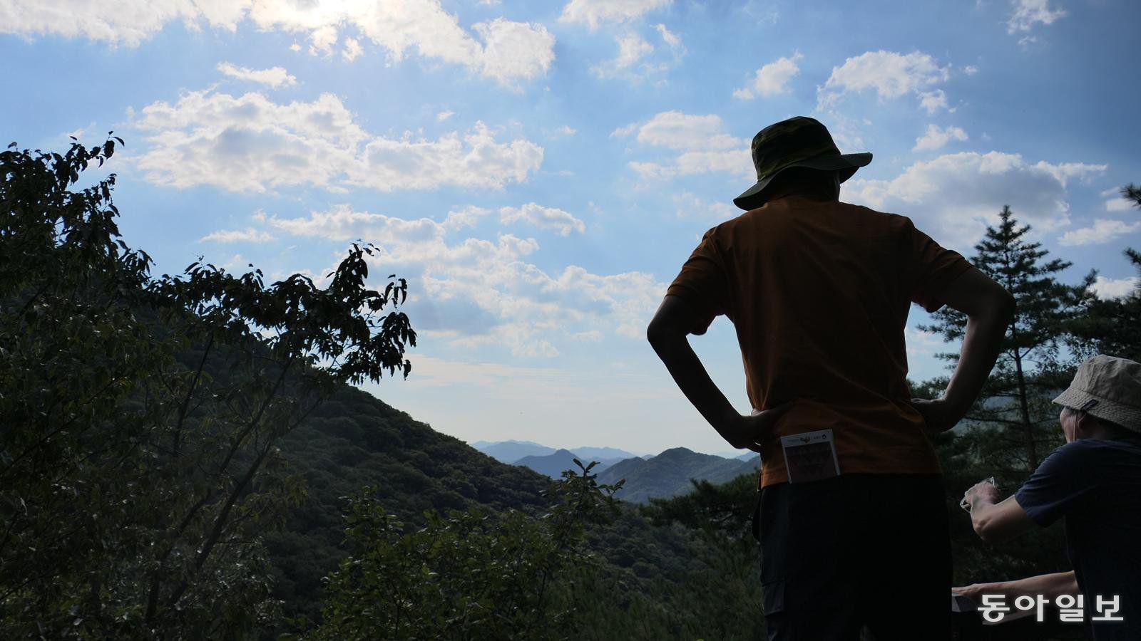 금수산 자락 국립제천치유의 숲에서 시선을 산들로 향한다. 향기, 경관, 피톤치드 등이 오감을 자극하며 몸을 새롭게 한다. 이곳 산초나무잎을 따서 양쪽 눈밑에 붙이면 모기가 달려들지 못한다. 생강나무잎은 또 어떤가. 어떤 것은 하트 모양, 어떤 것은 뫼 산(山) 자 모양이다.