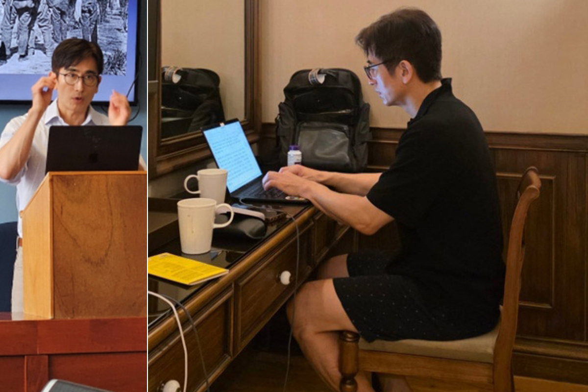 사진=류블랴나 대학교 한국학과 제공. 신애라 페이스북