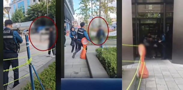 사건 당시 모습. 출처= 채널A