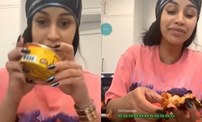 (카디비 인스타그램)