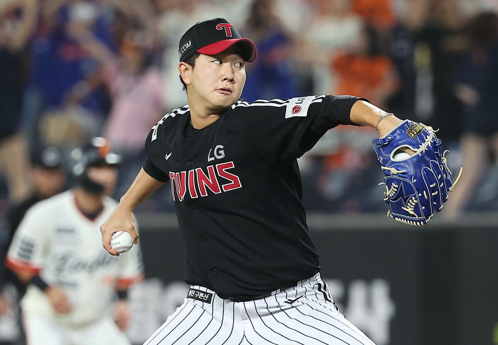 LG 트윈스 마무리 투수 유영찬. 2025.9.27 뉴스1