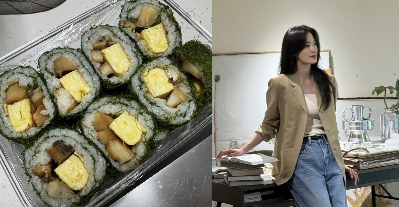 배우 옥자연이 ‘나 혼자 산다’에서 선보인 감태전복장김밥을 다시 만들었다. 그는 “내가 만들었지만 정말 맛있다”며 손맛 자랑을 이어갔다. 옥자연 인스타그램