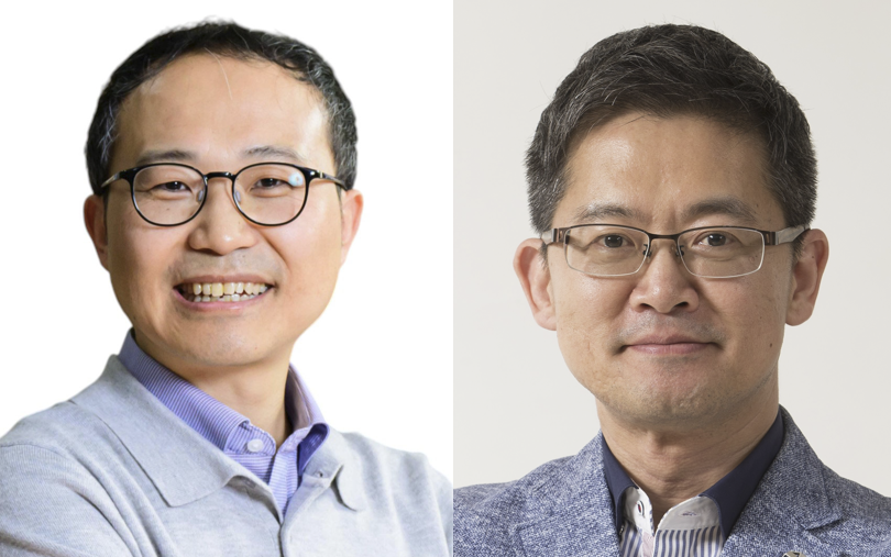 최운이 삼성전자 수석연구원(왼쪽), 정하웅 KAIST 물리학과 교수.