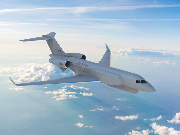 LIG넥스원-대한항공 컨소시엄이 합작해 만든 한국형 전자전기 예상도. 대한항공 제공