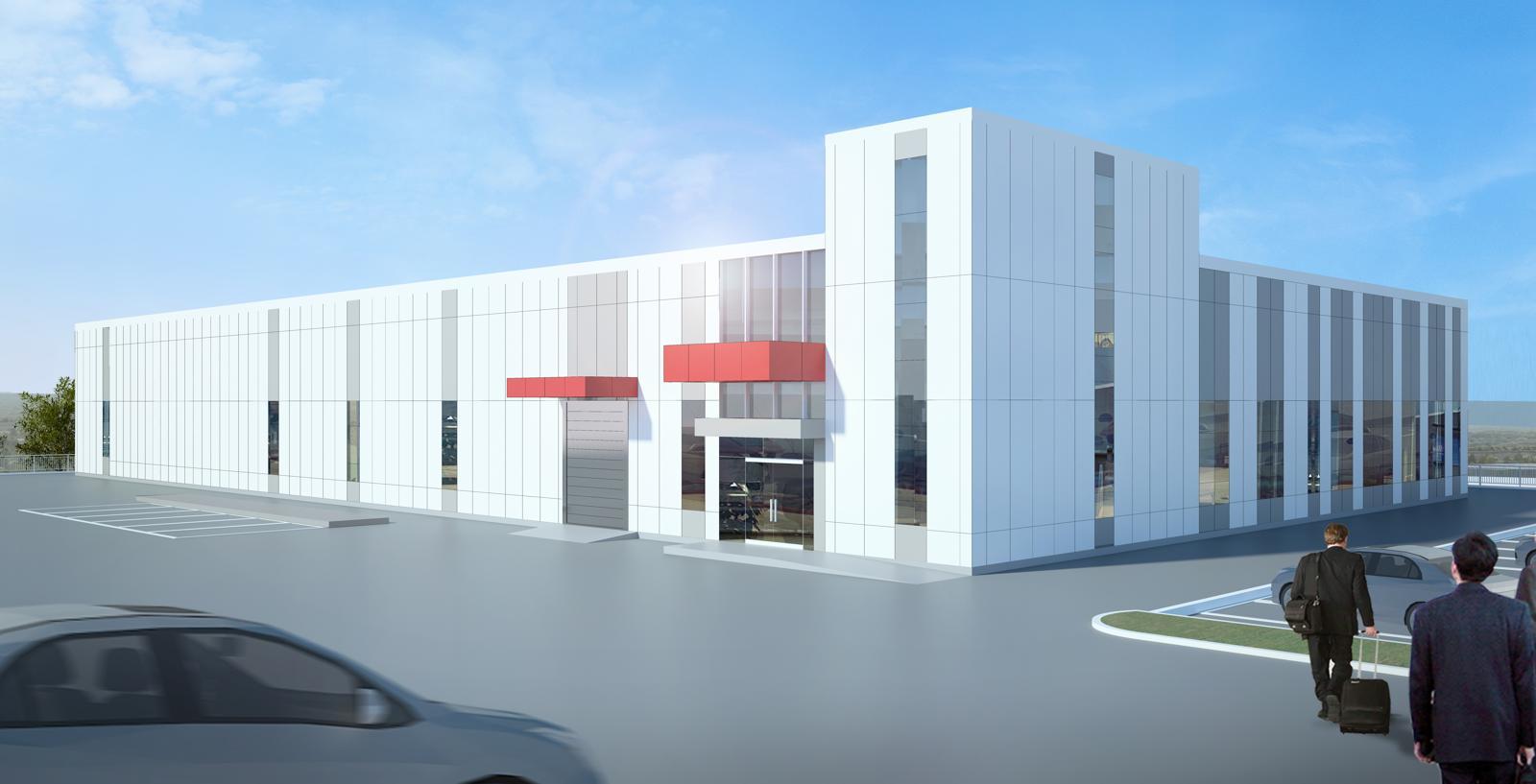 ㈜대성하이텍-AI 자율 제조 메디컬센터 조감도(2026년 2분기 완공 예정). 대성하이텍 제공