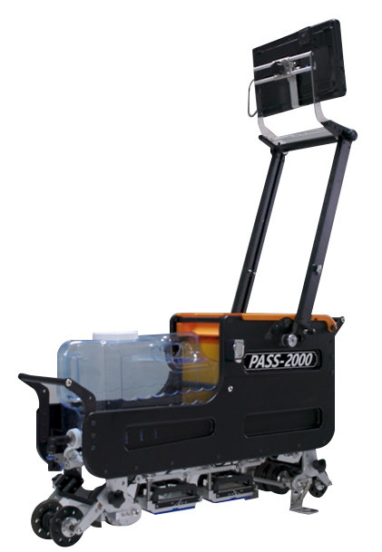 위상배열 초음파 레일탐상기(PASS-2000). 샬롬엔지니어링㈜ 제공