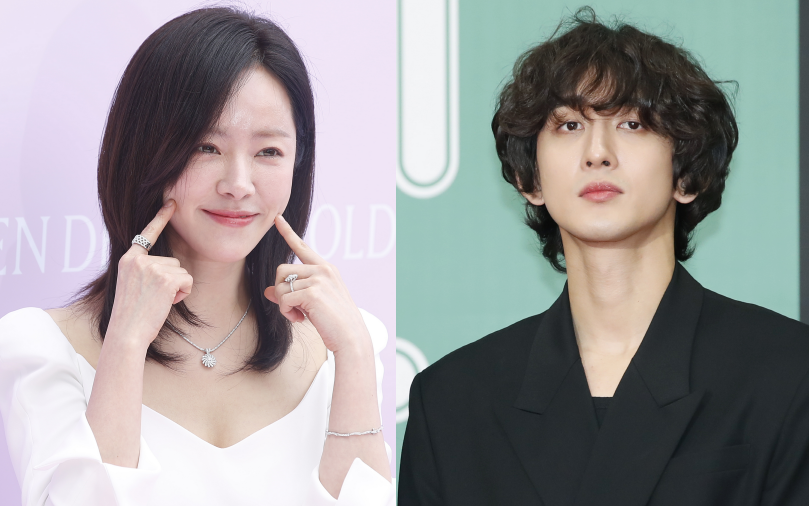 배우 한지민(왼쪽)과 밴드 잔나비 보컬 최정훈/ 뉴스1.