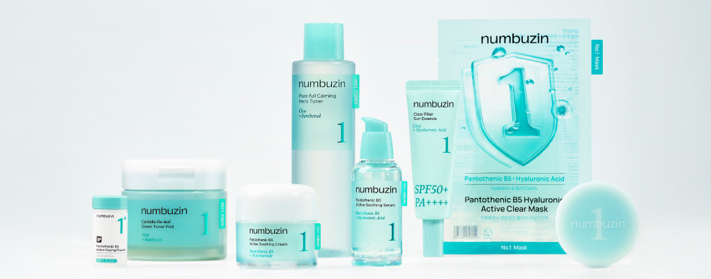 트러블을 진정시키면서 피부 수분감까지 채워주는 넘버즈인의 1번 라인 제품. 사진 출처=넘버즈인