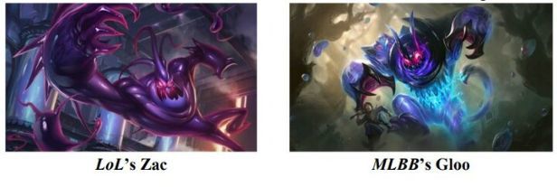 (라이엇 게임즈에서 제출한 표절 자료들 / 출처: 라이엇 게임즈)