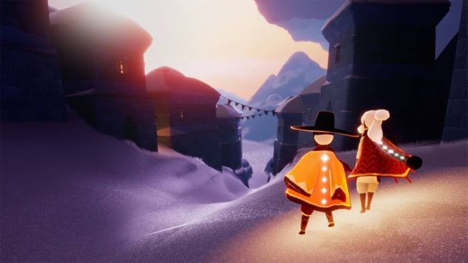 (갓으로 논란이 된 SKY빛의 아이들 / 출처: 게임화면 캡처)