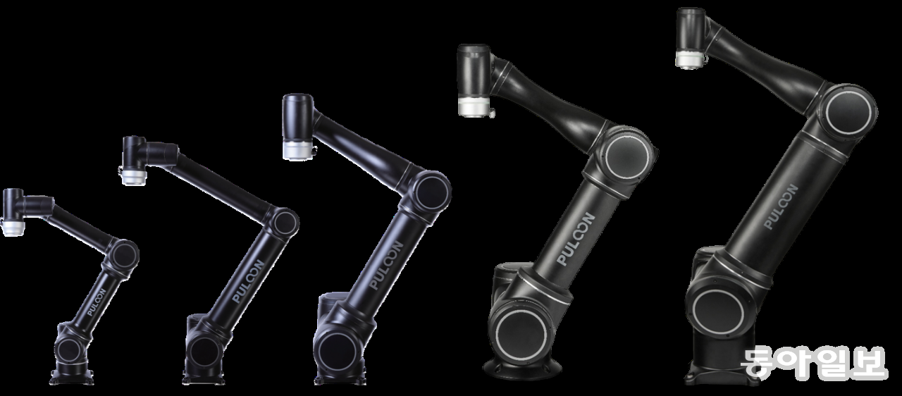 푸른기술의 협동 로봇 라인업. 푸른기술 제공