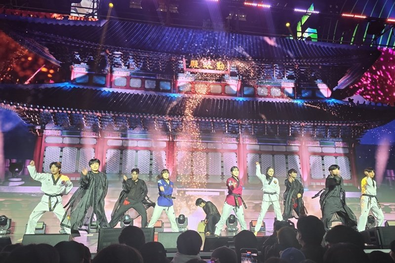 K-POP과 태권도의 만남 K-타이거즈 팀(사진=게임동아)