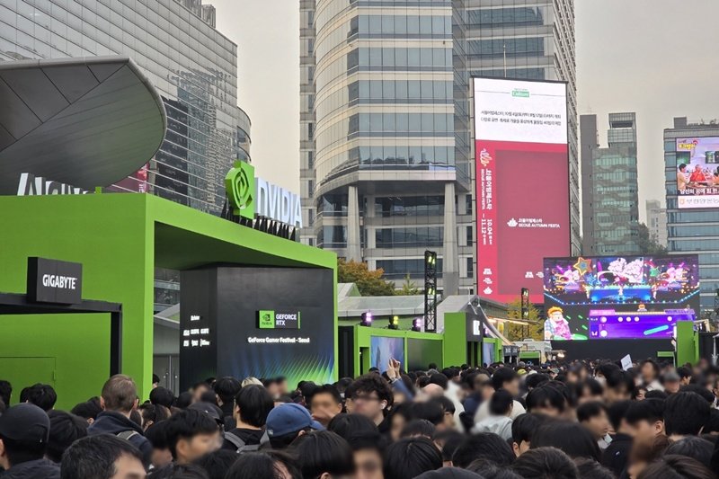 많은 인원이 몰린 GGF 현장 (사진=게임동아)