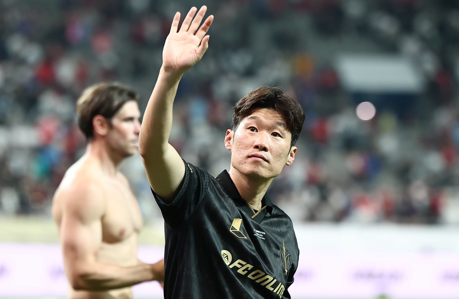 아이콘 매치에서 그라운드를 밟았던 박지성 2025.9.14/뉴스1