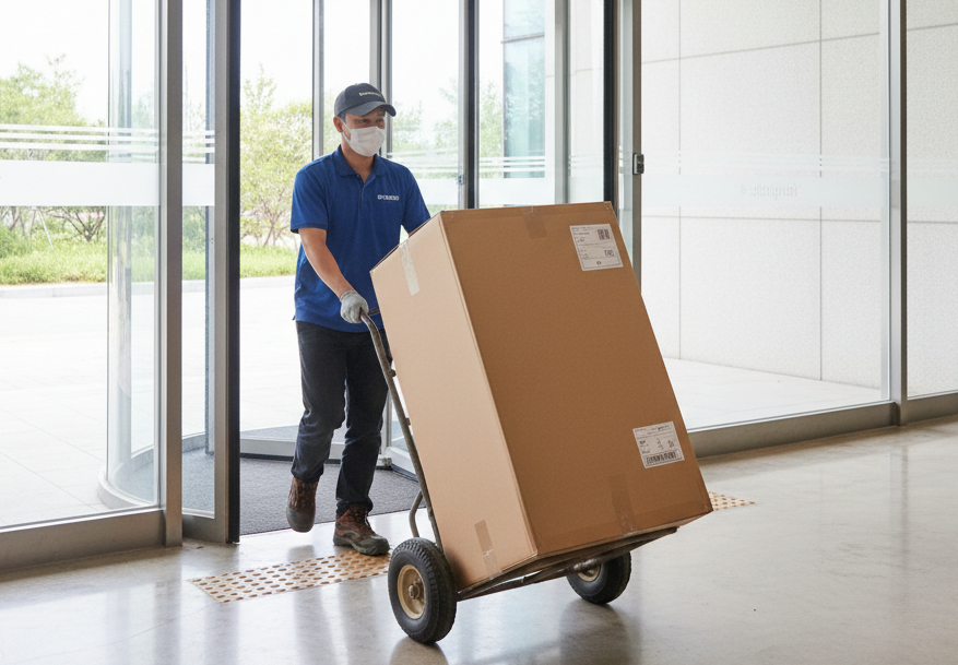 ‘트로이 목마’ 절도 수법…택배 상자 숨어 4300만원 金 털었다