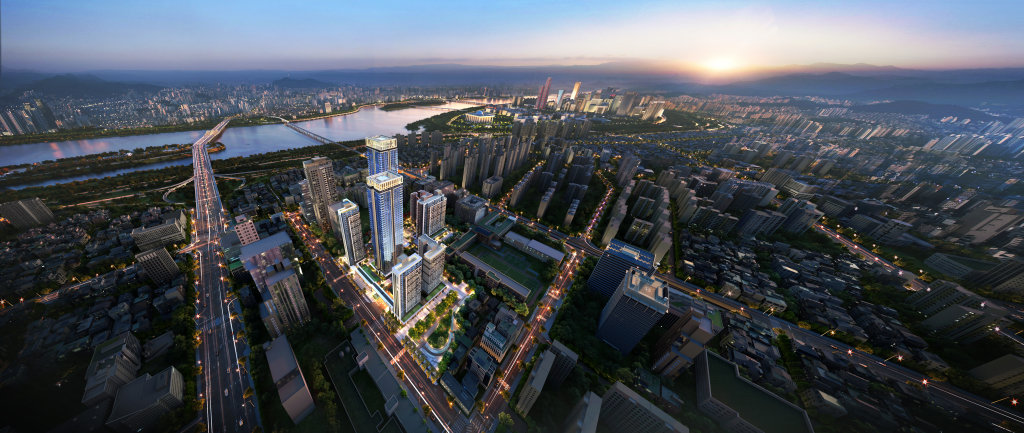 대우건설이 유원제일2차 재건축조합에 제안한 ‘파로 써밋 49’ 조감도.