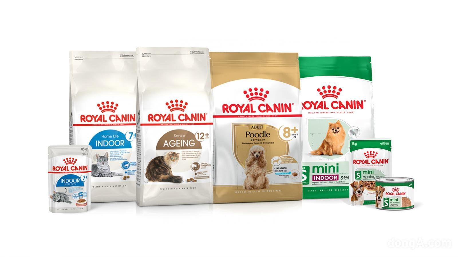 로얄캐닌 반려동물 노화 관련 맞춤 영양 제품