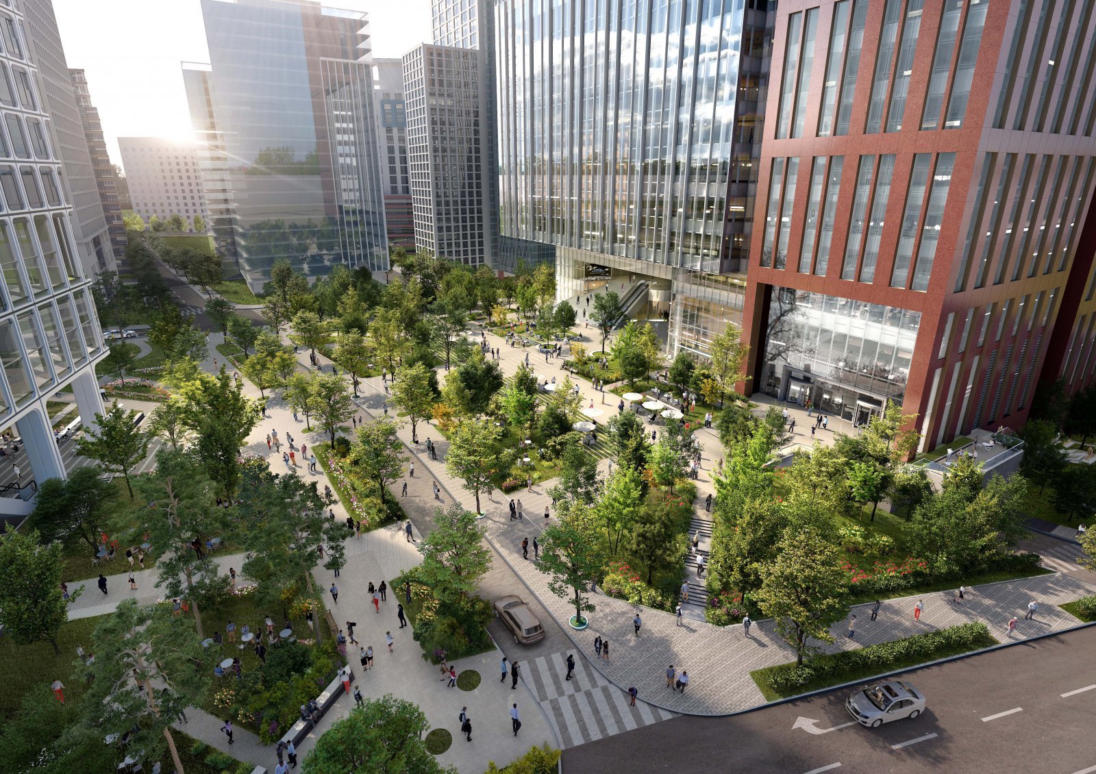 서소문빌딩 재개발사업 통합 조경안 (서울시 제공)