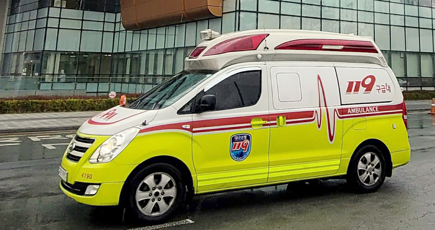 119구급차량. 뉴시스