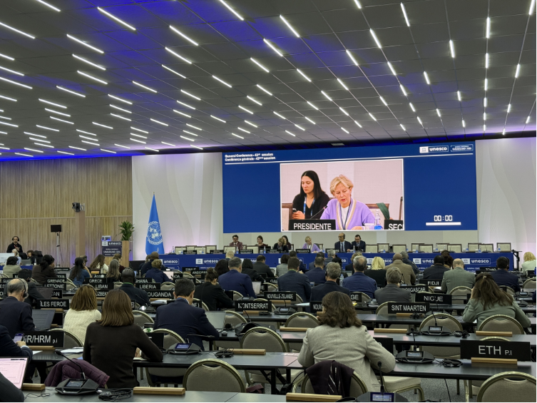우즈베키스탄 사마르칸트에서 열린 제43차 유네스코총회 전경 (사진제공=유네스코한국위원회)