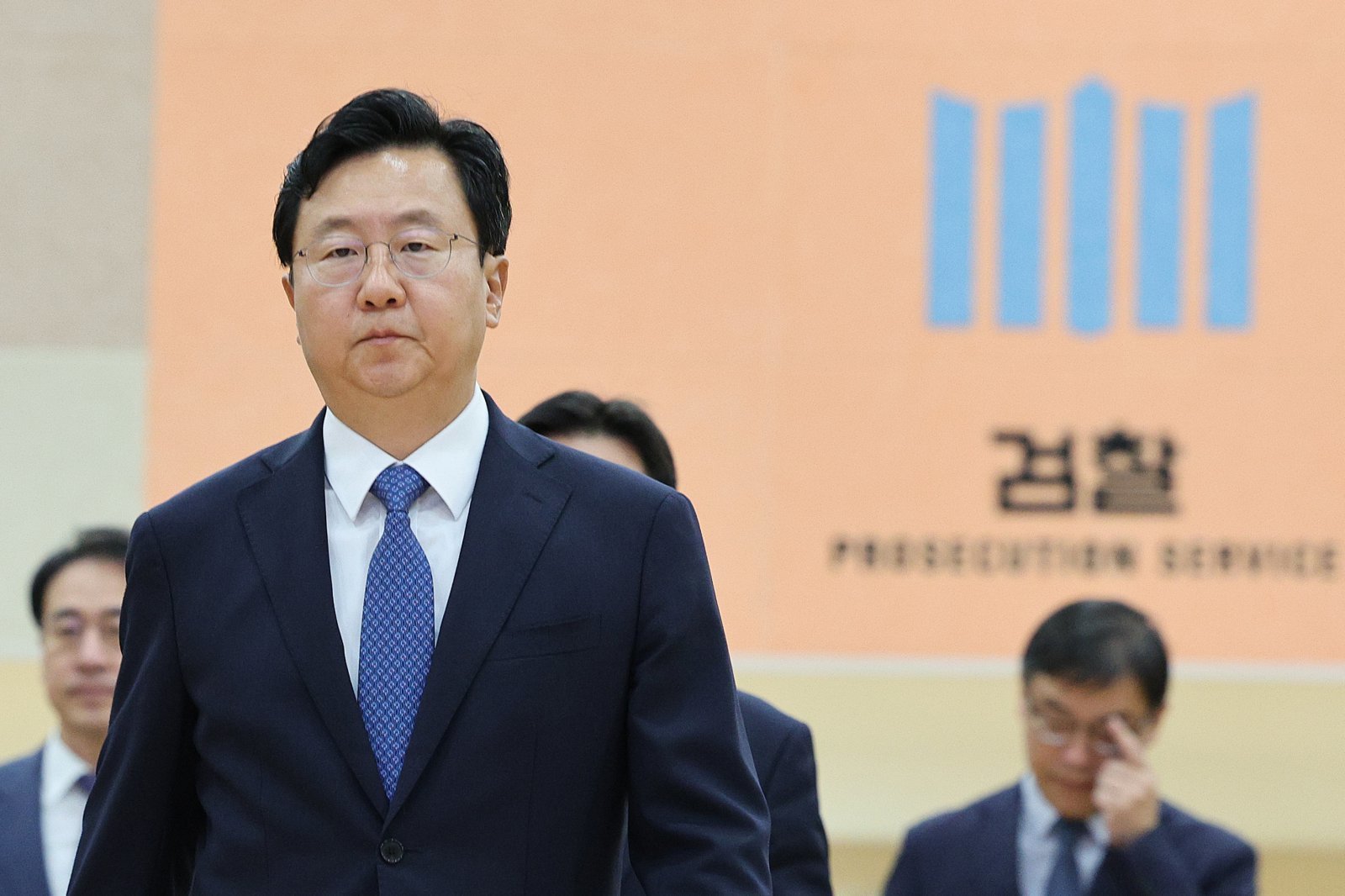 정진우 서울중앙지검장이 지난 7월 4일 오전 서울 서초구 서울중앙지검에서 열린 자신의 취임식에 참석하고 있다. 뉴스1