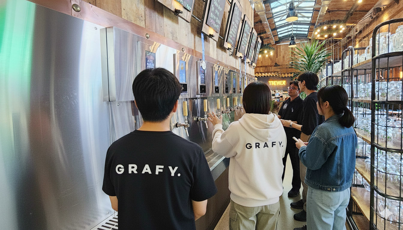 비어포트브로이와 그래피디자인이 디자인 협업을 진행하는 모습 / 출처=그래피디자인