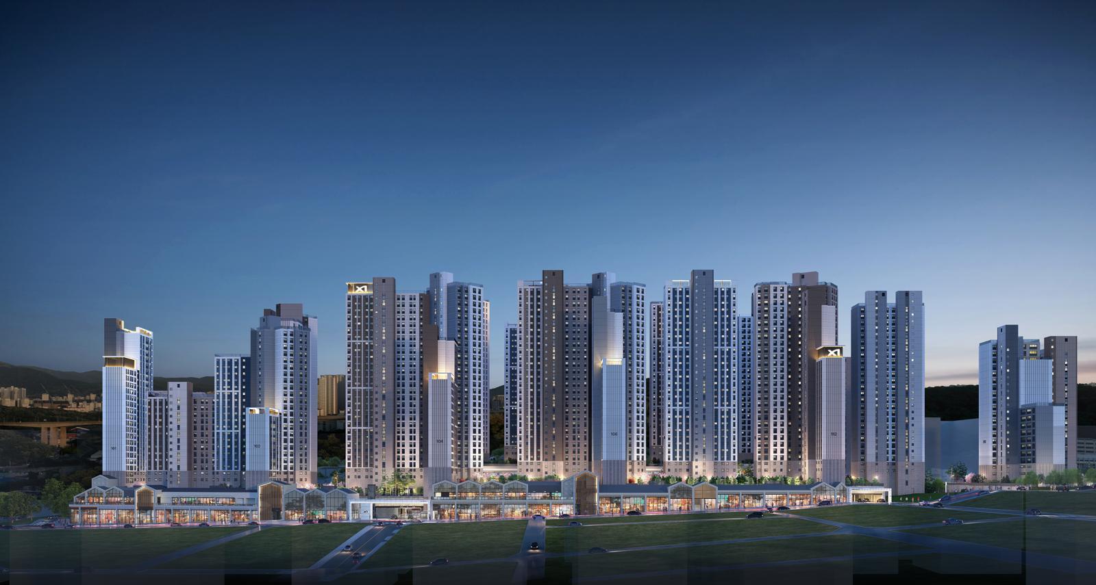 안양자이 헤리티온’ 석경 투시도. GS건설 제공