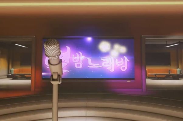 노래를 부를 수 있는 노래방 / 출처=오버워치 공식 유튜브