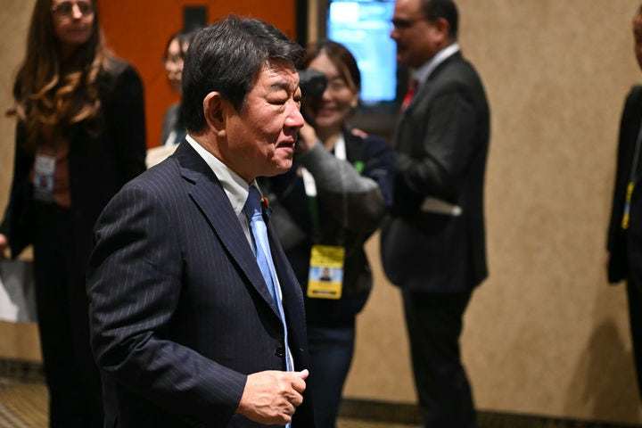 모테기 도시미쓰 일본 외무상. 사진=AP/뉴시스